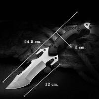 ราคา มีดพก มีดเดินป่า ทรงทหารM10 มีดอเนกประสงค์ มีดทำครัว มีดทำอาหาร (24657838368)