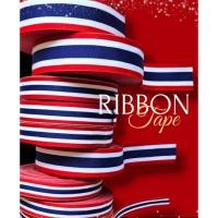 ราคา 90cm เทป ริบบิ้น ผ้า ribbon พิมพ์ ลาย ธงชาติ ไทย ธงชาติไทย Thailand Flag ขนาดเล็ก จำนวน 1 เส้น สินค้าพร้อมส่งจากไทย (27719518616)