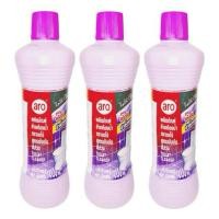 ราคา เอโร่ Aro น้ำยาล้างห้องน้ำ สูตรเข้มข้น สีม่วง 1000 มล.X3 ขวด น้ำยาล้างห้องน้ำ ทำความสะอาดห้องน้ำ (40806524285)