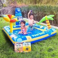 ราคา สระนำ้พุบ่อบอลแสนหรรษามีลูกบอลให้6ลูก สระไฮคิวตัวใหม่ (23236061208)