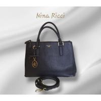 ราคา *ของแท้* กระเป๋าหนังแท้ นีน่า ริชชี่ Nina Ricci สีกรม (25780969841)