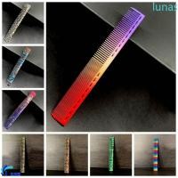 ราคา LUNASOL หวีตัดผม, สีพลาสติก Pro หวีทําผม, อุปกรณ์เสริมร้านตัดผม Anti-Static Professional ทนทาน Fine ตัดหวีตัดผม (51756088191)