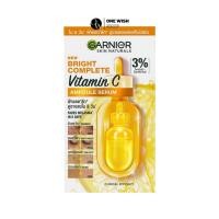 ราคา การ์นิเย่ ไบรท์ คอมพลีท วิตามินซี แอมพูล เซรั่ม Garnier Bright Complete Vitamin C Ampoule Serum (26016495186)