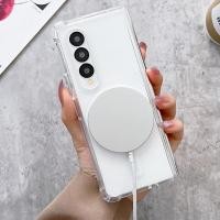 ราคา เคสโทรศัพท์มือถือ ซิลิโคน ใส ฝาพับแม่เหล็ก พร้อมช่องชาร์จไร้สาย สําหรับ Samsung Galaxy Z Fold 5 4 3 2 Fold5 Fold4 Fold3 Fold2 Z Flip4 Flip3 Fold4 Fold3 Flip 3 4 Fold 5 (19981622729)