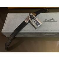 ราคา Hermes Kelly Quartz Silver Black Dial Ladies Watch (15883469748)