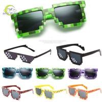 ราคา 1 PC เกม Minecraft Thug Life แว่นตากันแดดเด็ก Holloween Party คอสเพลย์ Pixel โมเสคแว่นตากันแดดชายหญิงของเล่นวันเกิด (41966099500)