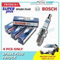 ราคา Mazda Lantis Z6D 1.6 / 1.8 Bosch Super Plus พร้อมหัวเทียน Yttrium FR7DCX+ (40326984686)
