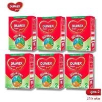 ราคา (แพ็ค 6กล่อง) Dumex Dupro ดูเมกซ์ ดูโปร สูตร 2 นมผงสำหรับเด็กวัย 6เดือน - 1ปี ช่วงวัยที่2 ขนาด 250 กรัม DM (28688770374)