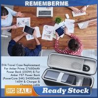 ราคา กระเป๋าพกพา EVA Anti-scratch Travel Protective Case with Hand Rope & Carabiner Portable Storage Bag for Anker 737 Power Bank (PowerCore 24K)24000mAh (57652386819)