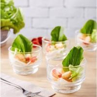 ราคา (6/12 ใบ) ถ้วยขนมทรงซ้อน แก้วใส่เทียน เครื่องปรุง คานาเป้ ช็อตค๊อกเทล (3.8 oz./ 110 ml) (5631783567)