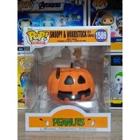 ราคา Funko Pop! : Peanuts - Snoopy & Woodstock with Pumpkin [ กล่องสินค้า - 9/10 ] (41354469122)