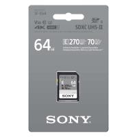 ราคา Memory Card Sony SDXC 64GB UHS-II R:270MB/s W:70MB/s V30 U3 Class 10 ( SF-E64) (25163095164)