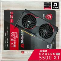ราคา AMD RX 5500 XT GamingX 8GB Msi PCie4.0 พร้อมกล่อง ️ สภาพดี VGAการ์ดจอมือสอง ต่อไฟเลี้ยงเพิ่ม8พิน️ (43810847318)