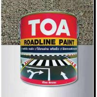 ราคา สีทาถนน ชนิดสะท้อนแสง TOA สีตีเส้น สัญลักษณ์ ขอบฟุตบาท ขนาด 3 ลิตร (6159194790)
