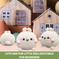 ราคา เดี่ยวสองแพ็คบลัชกระต่ายตุ๊กตาโครเชต์วัสดุแพ็คเริ่มต้นยาก ทําเอง กระเป๋านักเรียนพวงกุญแจจี้ (47303446915)