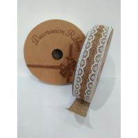 ราคา ริบบิ้นผ้ากระสอบลูกไม้ สีน้ำตาล SC-04 (3434819828)
