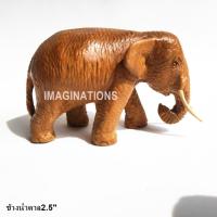 ราคา ช้างไม้สักแกะสลัก สีน้ำตาลธรรมชาติ งานแฮนด์เมดบ้านถวาย ของแต่งบ้านมงคล (6 ขนาด) (54556109247)