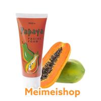 ราคา Mistine Papaya Facial Foam 100 g. มิสทีน สูตรผสมมะละกอ สูตรผสมมะละกอ โฟมล้างหน้า โฟมมะละกอ โฟมทำความสะอาดผิวหน้า (29921718712)