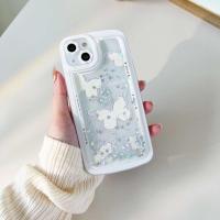 ราคา ทักมาสอบถามสต๊อกก่อนกดสั่ง ตู้น้ำ ตู้กากเพชร สีขาว เคสผีเสื้อ เคสโทรศัพท์ ส่งจากไทย นิ่ม ใส กลิตเตอร์ glitter (20427768834)