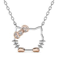 ราคา KRYSTAL COUTURE Hello Kitty Dual Tone สร้อยคอประดับด้วยคริสตัล SWAROVSKI (23168860187)