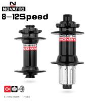 ราคา Novatec MTB Hub D041SB-15 D442SB-X12 8/9/10/11/12 ความเร็ว 32 หลุม MTB จักรยานแบริ่ง 32H Hubs จักรยานเสือภูเขาแผ่นดิสก์การ์ดเบรค (27817021012)