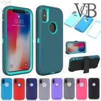 ราคา Shockproof iphone case for iphone 11 pro max 11 xr 3 in 1 armored iphone case iphone xs max x/xs 6 (24951840957)