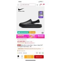 ราคา รองเท้า nike Clam mule แท้ จาก shopที่ญี่ปุ่น UK6.5 (26cm)Eur40.5 (19995499584)