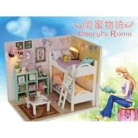 ราคา DIY บ้านตุ๊กตา ห้องนอนตุ๊กตา เตียง 2 ชั้น บ้านบาร์บี้ M020 (1470124990)