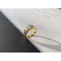 ราคา แหวนทองอิตาลี ชุบทองคำแท้ เพชรสวิส แหวนีทิศบ่าเพชร (23982591982)