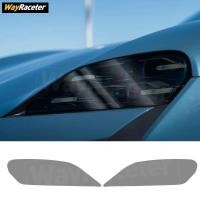 ราคา ไฟหน้ารถป้องกันฟิล์มโปร่งใสรมควันสีดํา TPU สติกเกอร์สําหรับ Porsche Taycan Turbo S Facelift 2024 2025 อุปกรณ์เสริม (56904929346)