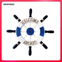 ราคา [Srydyxgs2] 32 ซม.เรือไม้พวงมาลัย Wall Plaque Nautical Decor เรือ (29322917148)