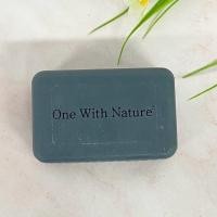 ราคา [One With Nature®] Activated Charcoal Soap Bar 4oz สบู่ถ่านชาร์โคล (24311516989)