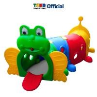 ราคา อุโมงค์คลาน ท่อลอด อุโมงค์กบ สำหรับคลานลอด Tunnel Toys Frog Tunnel Plastic Tunnel Toys (15190370628)