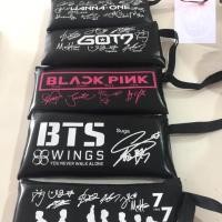 ราคา กระเป๋าดินสอ k-pop wannaone,got7,blackpink,BTS (1887624299)