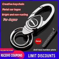 ราคา คุณภาพสูงใหม่ Creative โลหะผสมหนังโลโก้รถพวงกุญแจโลหะพวงกุญแจโลหะสําหรับ Jaguar S-Type XF X-Type XJR F-Type Vanden Plas XK Daimler E-Type MK II XJ Spo (43878660951)