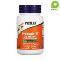 ราคา NOW Foods, Probiotic-10, 25 Billion, 50 Veg Capsules (25666138121)