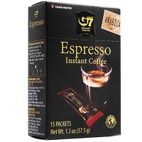 ราคา G7 Espresso Instant Coffee จีเซเว่น กาแฟเอสเพรสโซ ของดังเวียดนาม 2.5g.x15ซอง (24754441947)