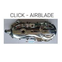 ราคา แคร้งclick ฝาครอบแคร้งซ้าย คลิกเก่า คลิกคาร์บู แอร์เบลด งานแท้ชุบ (22475752341)