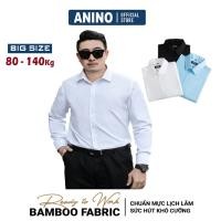 ราคา อันชิโน เสื้อเชิ้ตแขนยาวไซส์ใหญ่สําหรับผู้ชายที่มีมาตรฐานหรูหราพอดีสําหรับคนอ้วนและอ้วนไซส์ใหญ่80-140กิโลกรัม (44466120996)