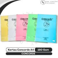 ราคา คอนคอร์ กระดาษ / คอนคอร์ด รวบรัด การ์ด ขนาด ก4 160 & 200 แกรม 1 แพ็ค บรรจุ 10 แผ่น (47354727283)