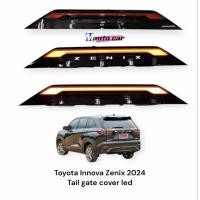 ราคา คิ้วฝากระโปรงท้ายมีไฟ Toyota Innova Zenix 2023 2024 2025 สีดำเงา ไฟ bar led (27327471718)
