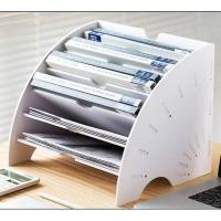 ราคา ชั้นวางแฟ้มเอกสาร 6ช่อง ประหยัดพื้นที่ ชั้นวางเอกสาร ที่เก็บเอกสาร อุปกรณ์สำนักงาน (27134981767)