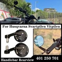 ราคา For Husqvarna Svartpilen Vitpilen 401 250 701 Handlebar Rearview CNC Aluminum Moto Accessories (53854106299)