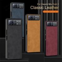 ราคา สําหรับ Xiaomi Mix Fold 2 / Mi Mix Fold Luxury Business Retro Leather Soft Rubber TPU Case Cover (29143902597)