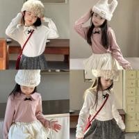 ราคา MAX BABY เสื้อแขนยาวเด็ก เสื้อคอบัว แขนยาว แต่งโบว์ แฟชั่นเด็ก (1944) (50603110869)