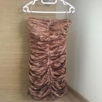 ราคา Dressสั้น สีทอง ออกงาน ของ Zein size S (4526798206)