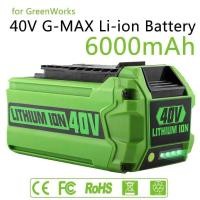 ราคา แบตเตอรี่ Greenworks สำหรับแบตเตอรี่ 40V 6Ah GreenWorks G-MAX Li-ion แบตเตอรี่ทดแทนจากผู้ผลิตสำหรับเครื่องตัดหญ้า (29189585819)