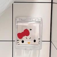 ราคา {พร้อมส่ง! } Hello Kitty กล่องครอบปลั๊กไฟในห้องน้ำคิตตี้ กันน้ำ คิตตี้ สีใส,สีขาว⭐️ (52505990261)