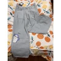 ราคา (มือสอง!!)(ลองใส่ครั้งเดียว) กางเกงยีนส์แฟชั่นผู้ชาย ลายฉลาม กางเกงยีนส์สภาพดี (11777785376)