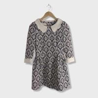 ราคา ชุดเดรสสั้น เดรสสั้นลายไทย Dress(woman) มือสอง (14379730218)